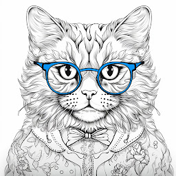 Icon image Cat Coloring Pages for Adults