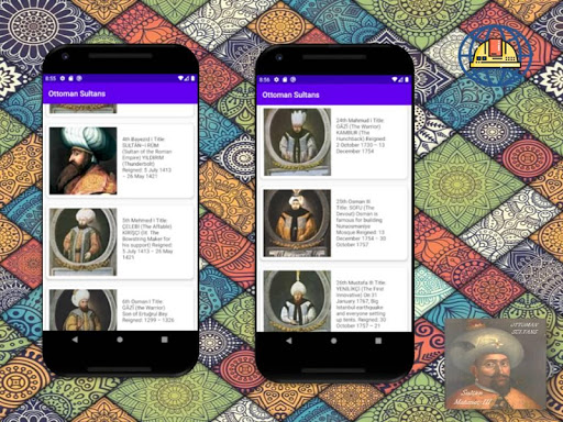 The sultans of the Ottoman Emp