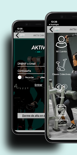 Android application AKTIV 24h screenshort