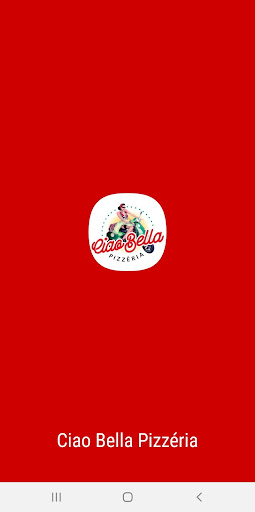 Android application Ciao Bella Pizzéria screenshort