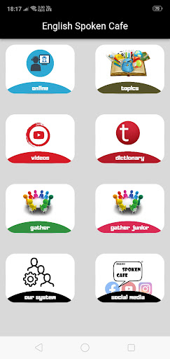 English Spoken Cafe Screen 2