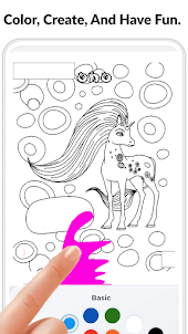 Unicorn Coloring Book: Glitter