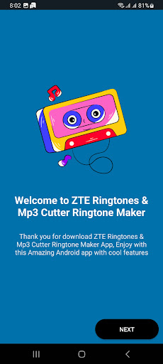 Android application Ringtones for ZTE mobile phone screenshort