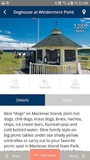 Screenshot of Visit Mackinac Island Michigan