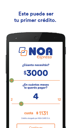 Noa Express - Créditos móviles Screen 2