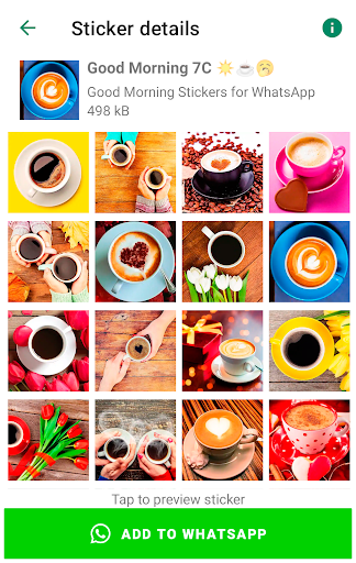 Good Morning Stickers screenshot 21