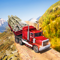 Offroad transport truck driving:cargo truck driver