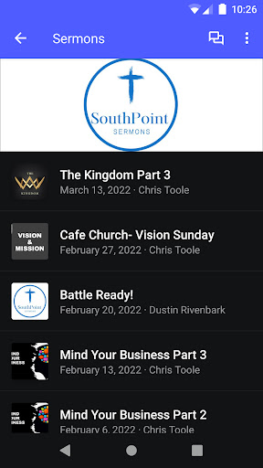 SouthPoint Church Screen 2