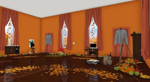 脱出ゲーム Autumn 紅葉とキノコとリスの家のおすすめ画像1