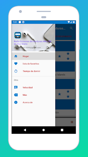 Android application Radio Honduras + FM Radio Hond screenshort