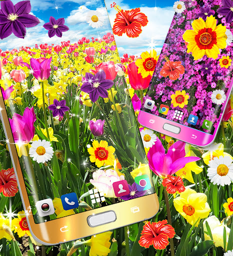 Flowers live wallpaper