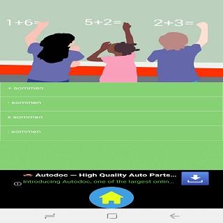 Android application Rekenoefeningen screenshort