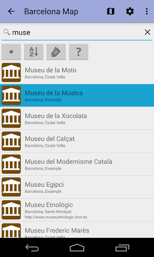 Barcelona City Map Lite Screen 3