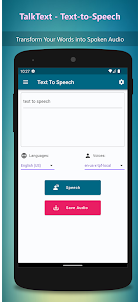 TalkText: Text-to-Speech App