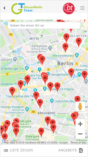 Gesundheitsticket Screen 2