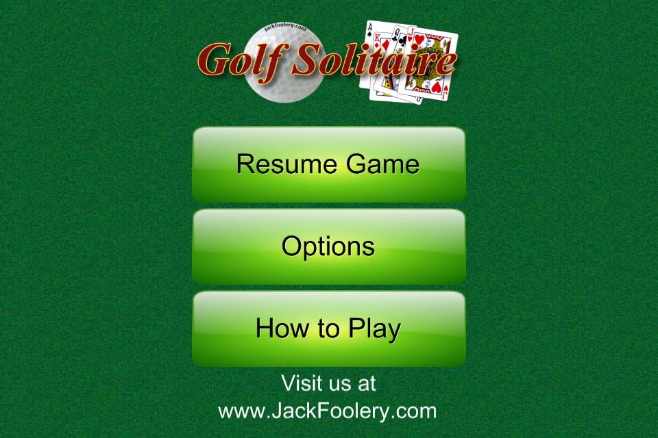 Android application Golf Solitaire - Free screenshort