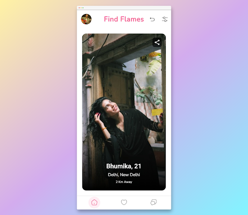 Android application Find Flames screenshort