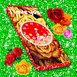 Rose Clock 4K Live Wallpaper icon