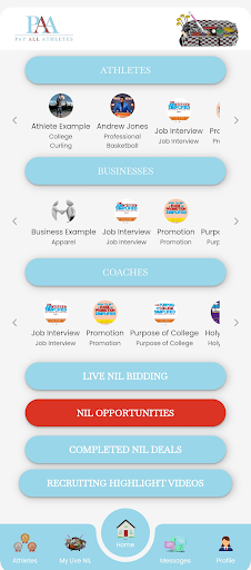 Pay All Athletes Screen 3
