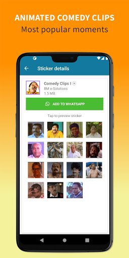 Android application Malayalam Animated Stickers screenshort