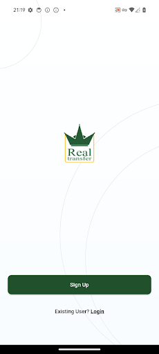 Android application Real Transfer screenshort