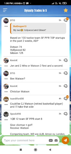 Dynasty Trades In 5 Screen 2