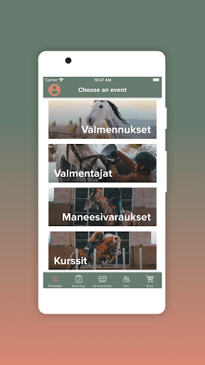 Android application Happy Rider & OmaHevonen screenshort