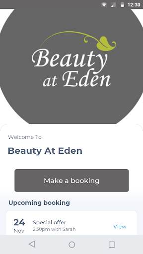 Android application Beauty At Eden screenshort