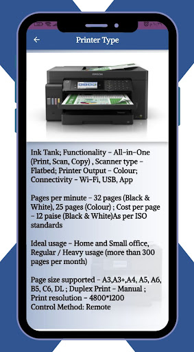 Epson L15150 WiFi guide Screen 2