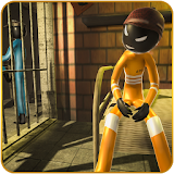 Stickman Prison Escape Story 3D icon