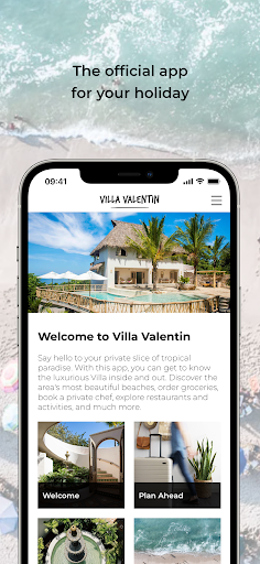 Android application Villa Valentin screenshort