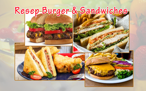 Resep Burger & Resep Sandwich Screen 2