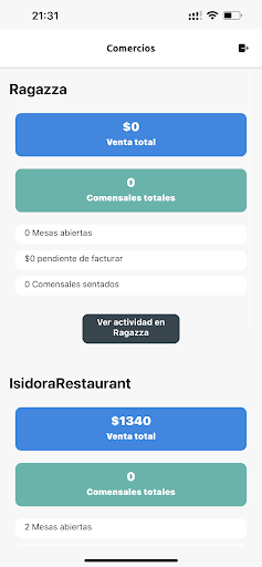 Android application RestoExpress screenshort