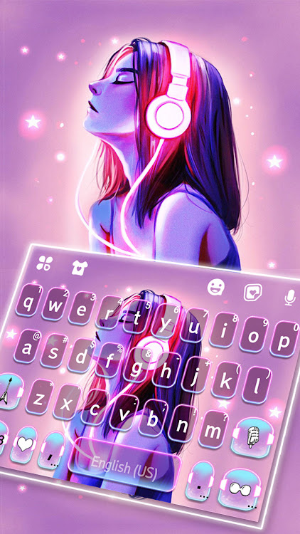 Neon Music Girl Theme - 8.5.0_0301 - (Android)