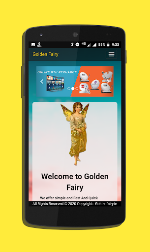 My GoldenFairy Recharge Screen 2