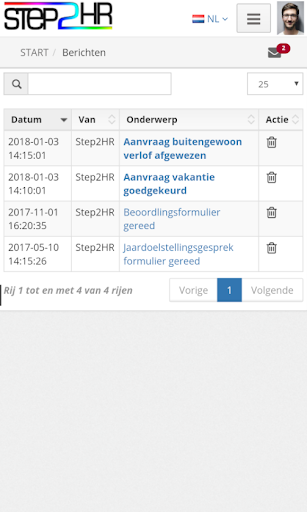 Verlofapp - Verlofregistratie Screen 3