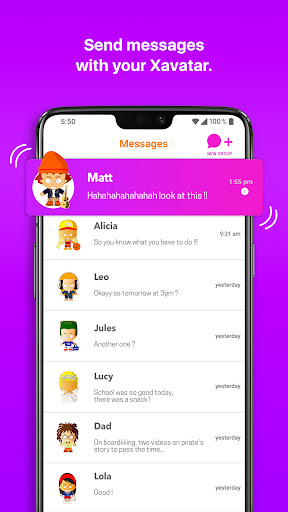 Screenshot of Xooloo - Messenger for Kids