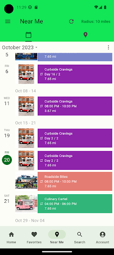 Food Truck Finder Screen 3