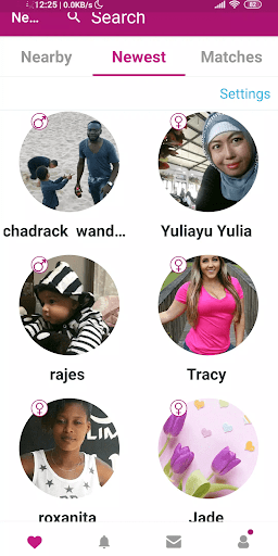 Android application Divorced people chat & meet screenshort