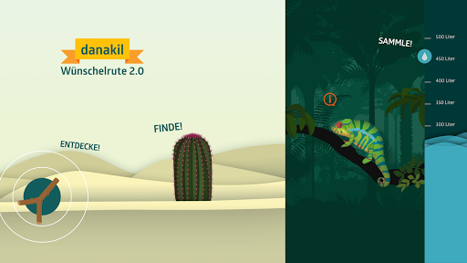 Android application Danakil Wünschelrute screenshort