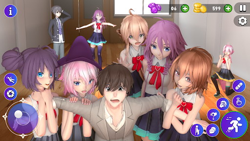 High School Love Sim Life Game Mod Unlocked Paid