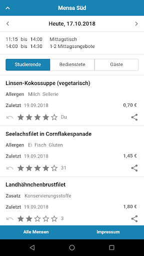 Mensa Rostock Screen 2