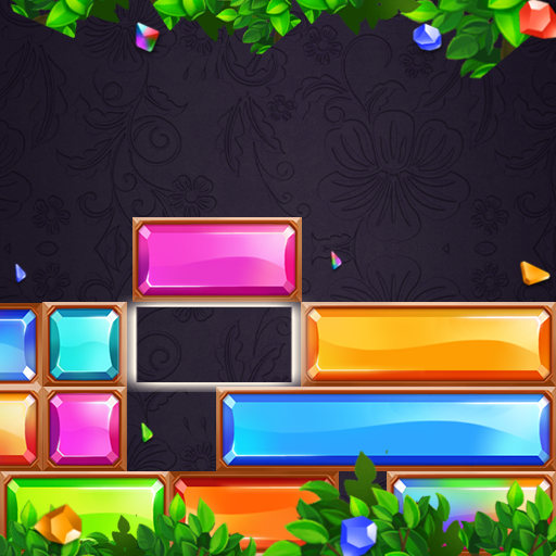 Jewel Slide Drop Block Puzzle Logo