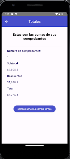 Sumadora de CFDI Screen 3