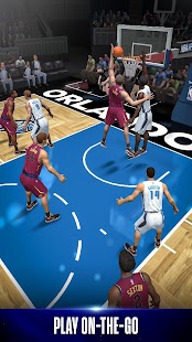 צילום מסך של משחק כדורסל נייד NBA NOW
