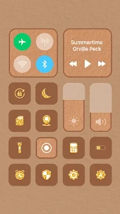 Wow Gold Glitter Icon Pack