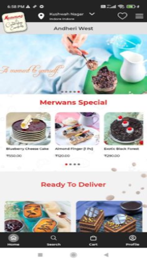 Android application Merwans screenshort