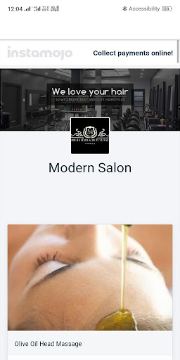 My Modern Salon Screen 3