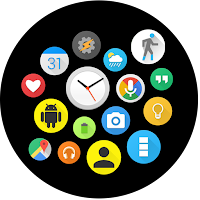 Bubble Cloud Wear OS Launcher