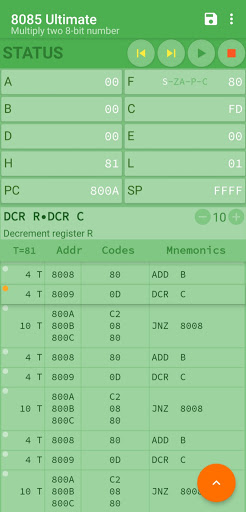 8085 Simulator Ultimate Screen 3